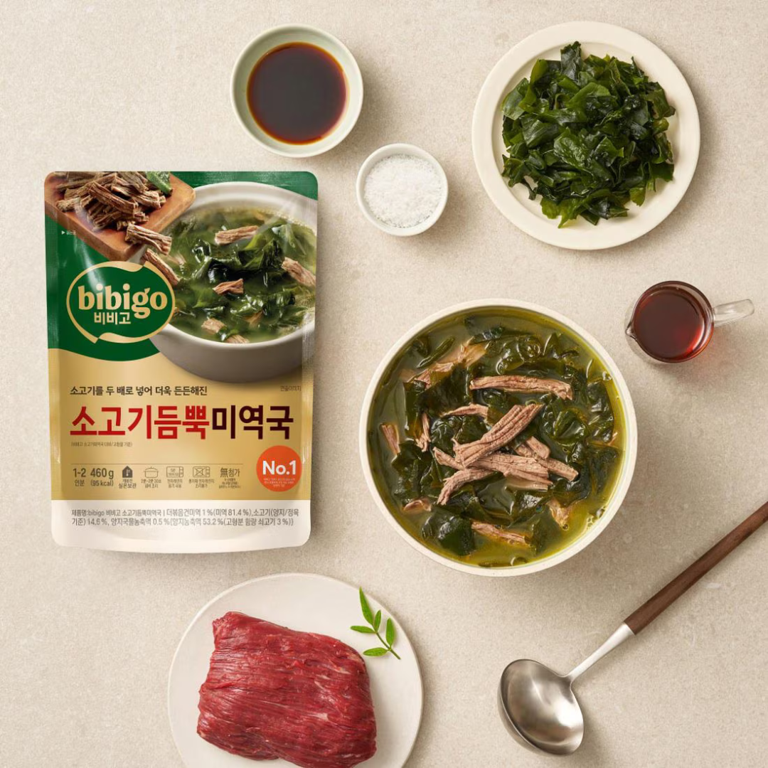 Sopa Instantánea Sogogi Miyeok (Algas+Carne de Res)