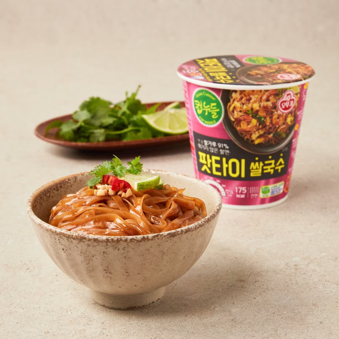 Ramen Noodle Rice Pad thai Cup