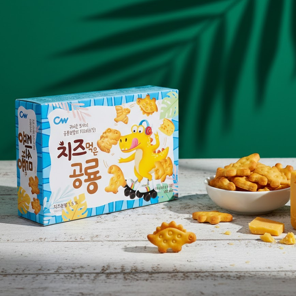 Dino Cookies (Cheese)