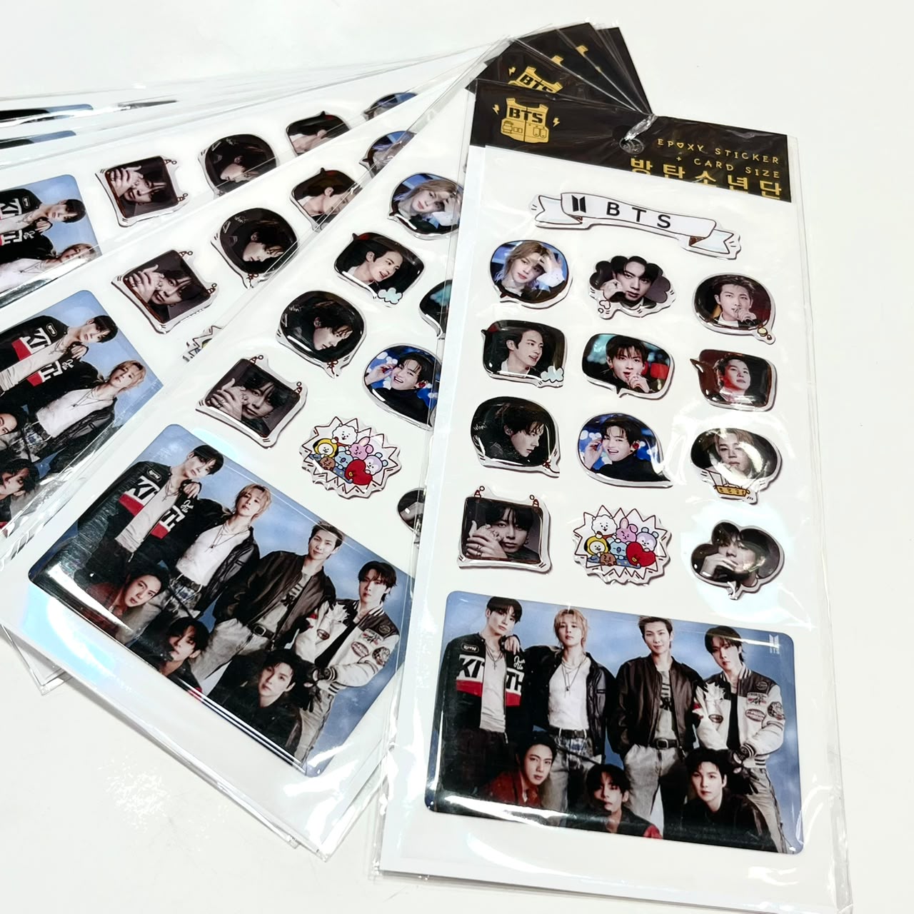Set de stickers 3D – BTS Edition
