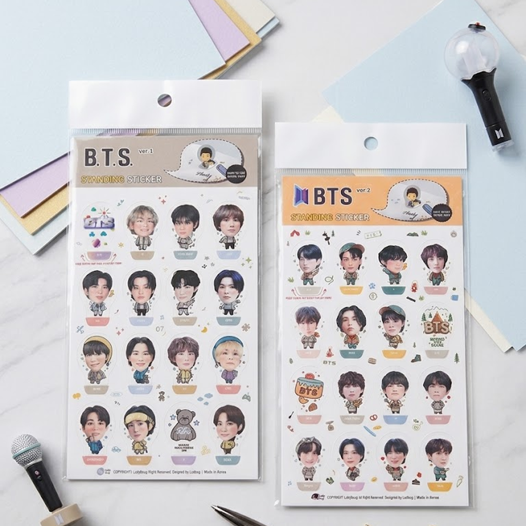 Set de stickers chibi – BTS Edition