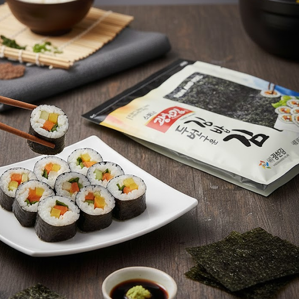 Roasted Seaweed Sushi Nori (100 hojas)