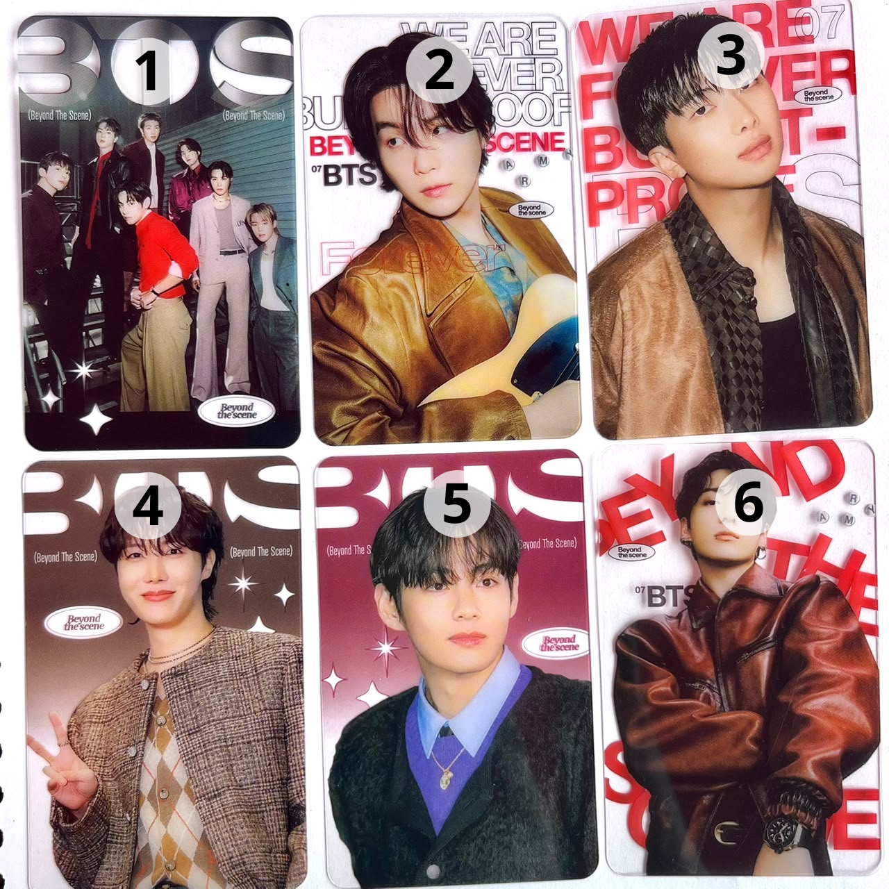 BTS Photocard Transparente — Edición Limitada