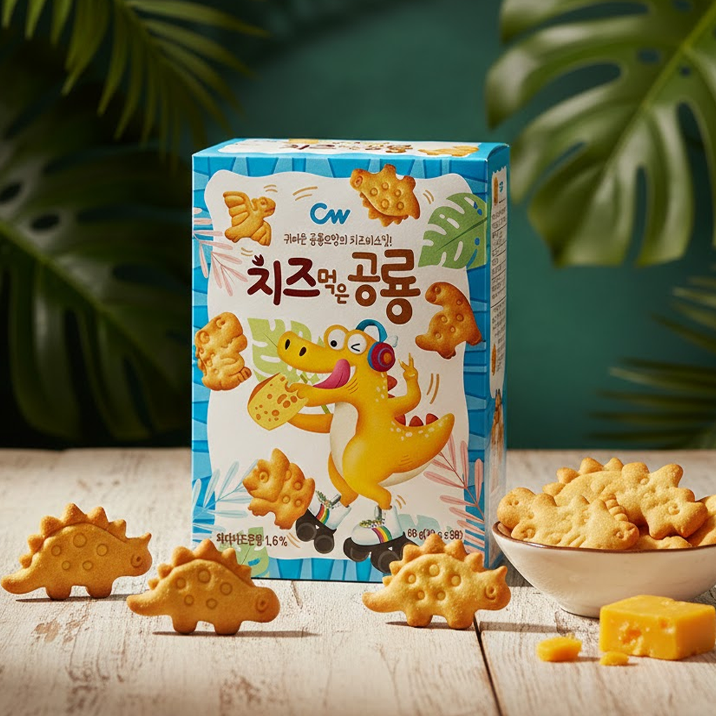 Dino Cookies (Cheese)
