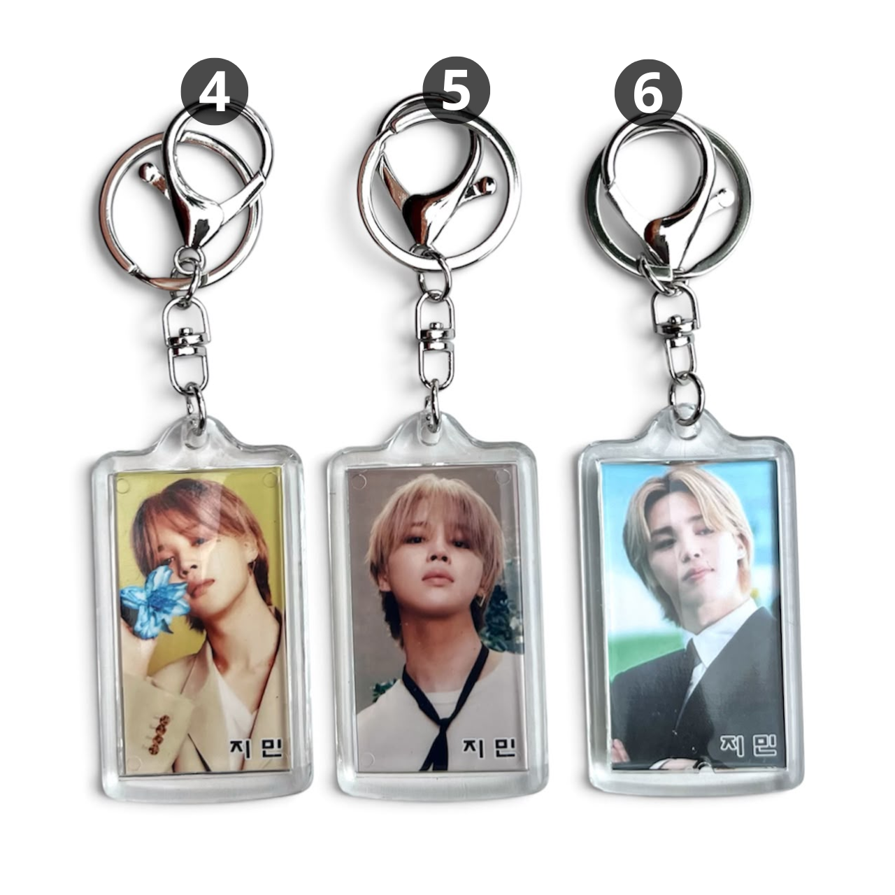 BTS Llavero Cuadrado — Jimin