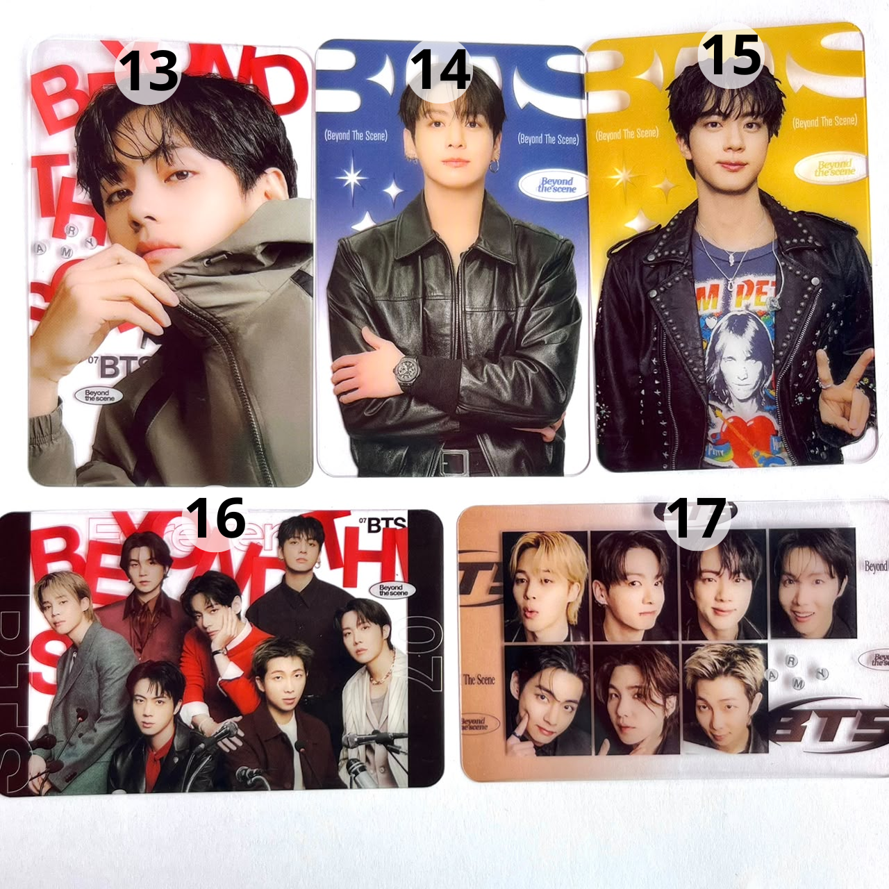BTS Photocard Transparente — Edición Limitada