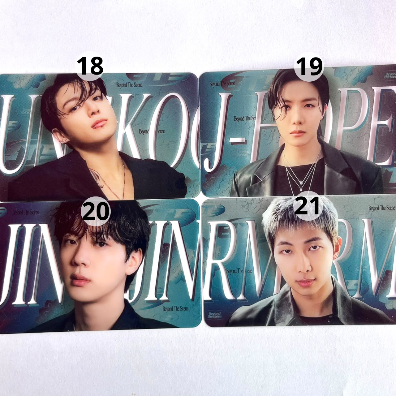 BTS Photocard Transparente — Edición Limitada