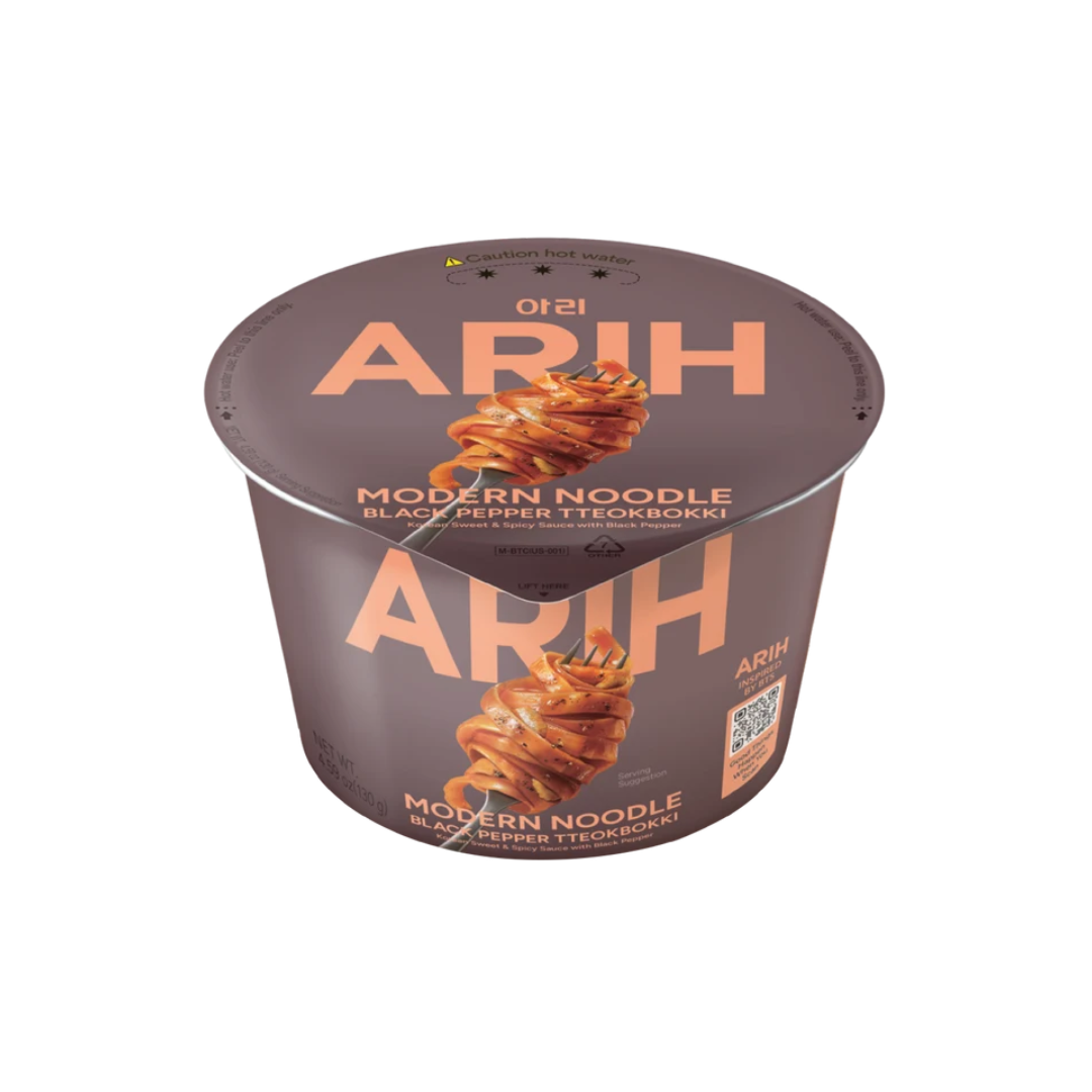 ARIH Ramen Cup (Tteokbokki y Pimienta Negra)