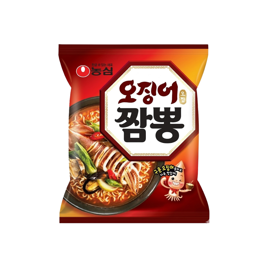 Nongshim Squid Jjamppong (Ramyun de Calamar Picante)