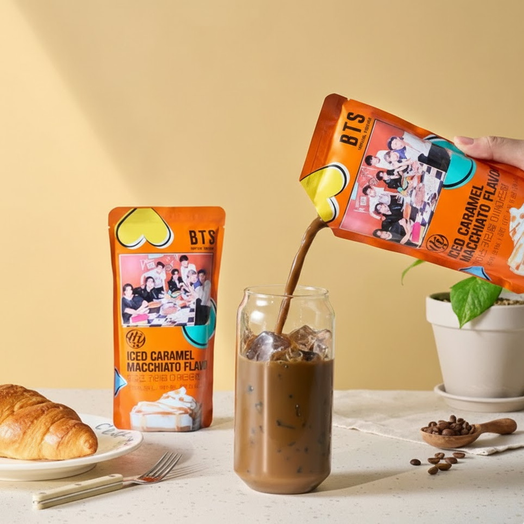 Drink Pouch BTS Caramel Macchiato