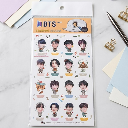 Set de stickers chibi – BTS Edition