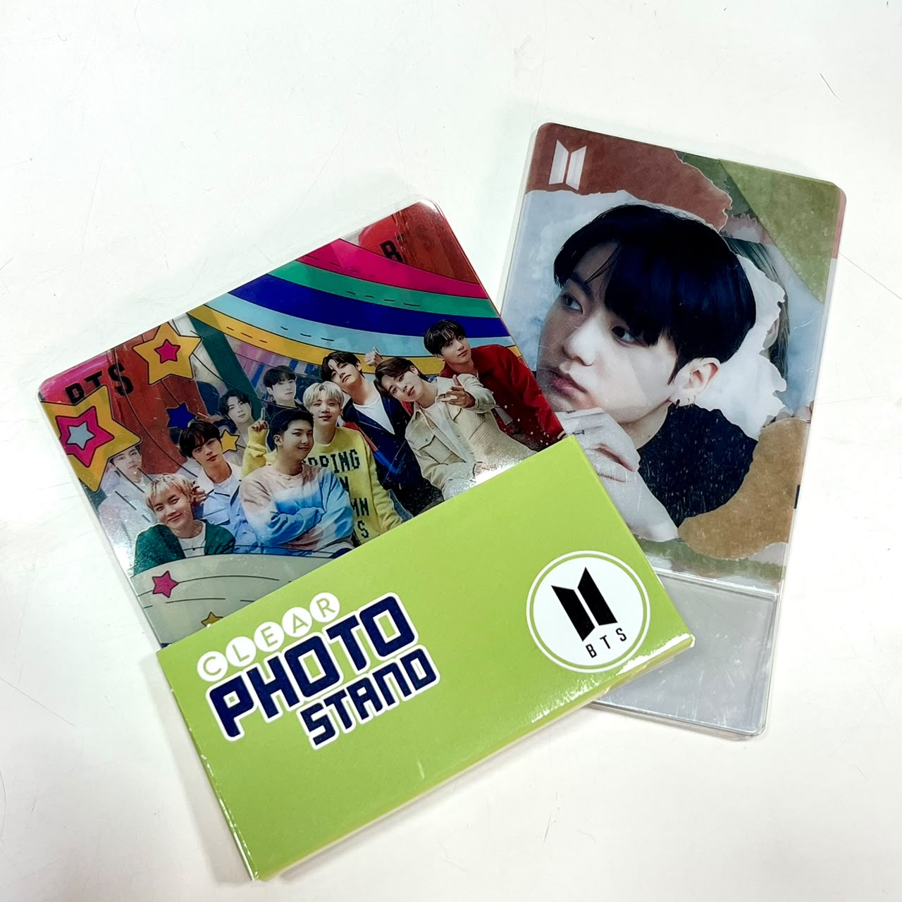 BTS Clear Photo Stand Set