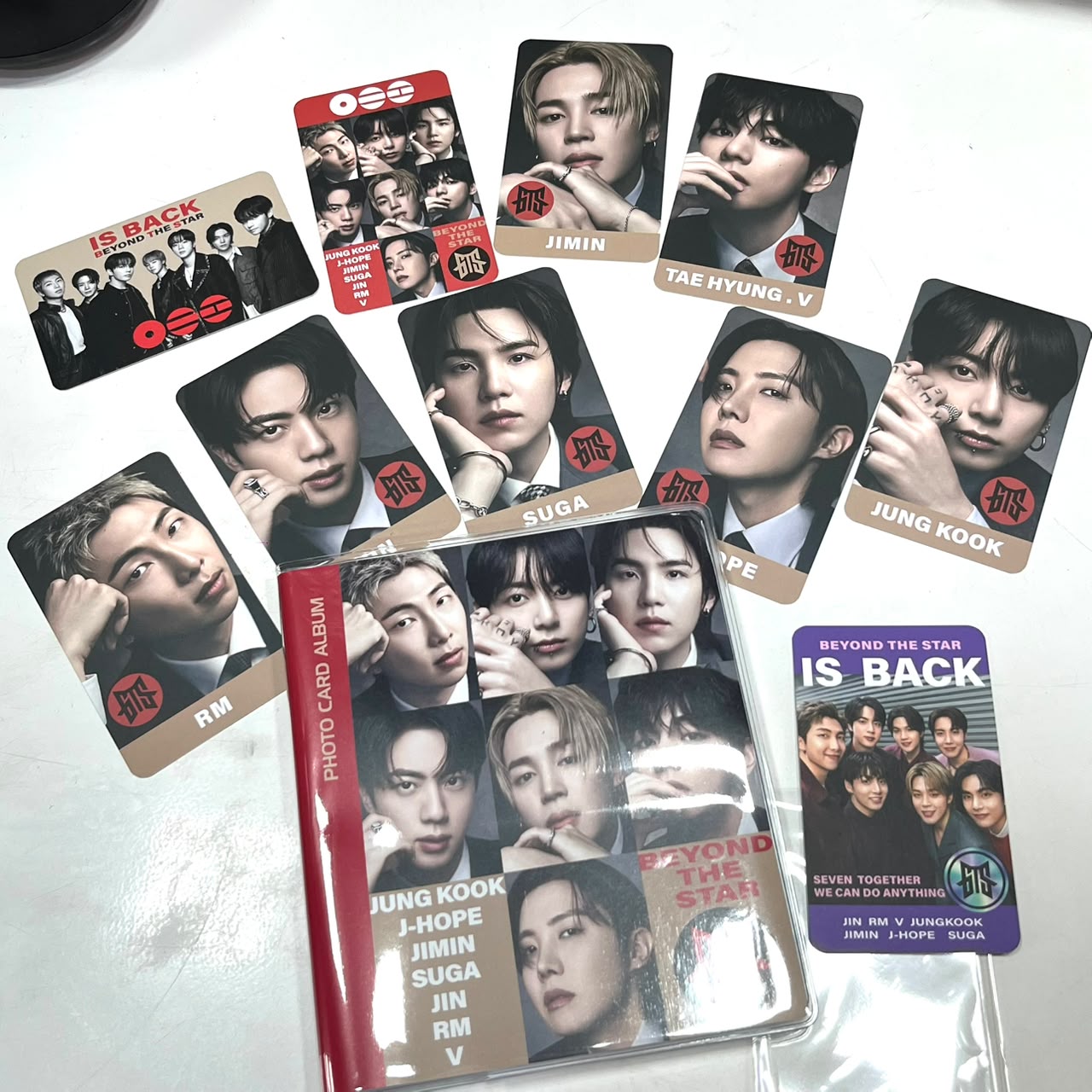 BTS Photocard Album + Set de Photocards (Ver.1)