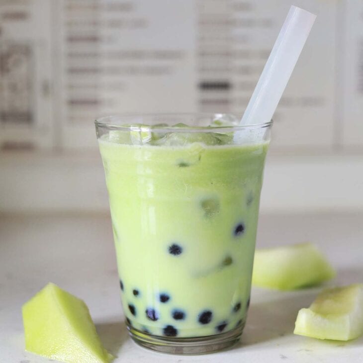 Bubble Milk Tea Honeydew 350ml