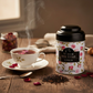 Té rojo con rosas