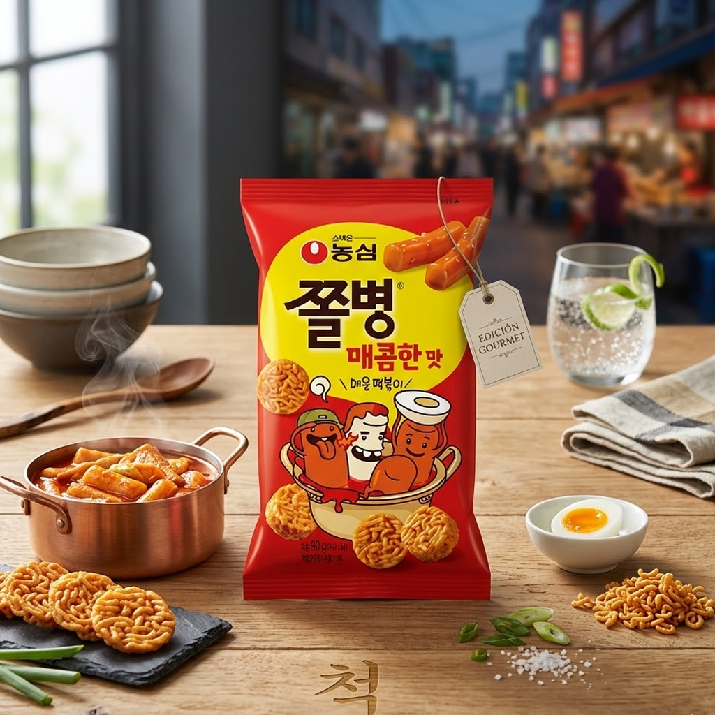 Jjol byung (Spicy tteokbokki snack)