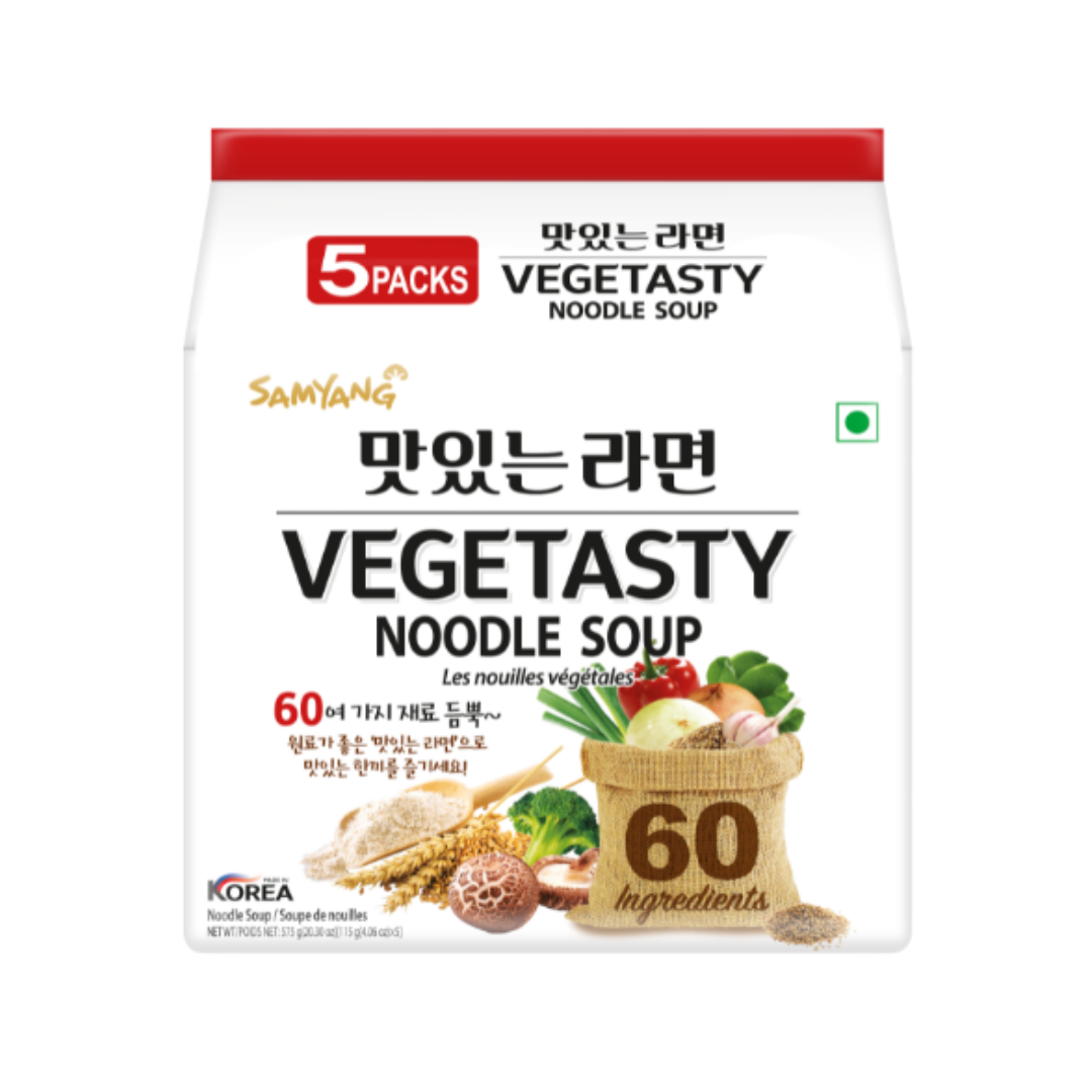 Ramen New Samyang Explosión de Verduras 115g x Bolsa de 5 Unidades